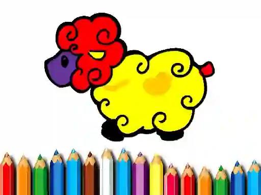 Laro Baby Sheep Coloring online