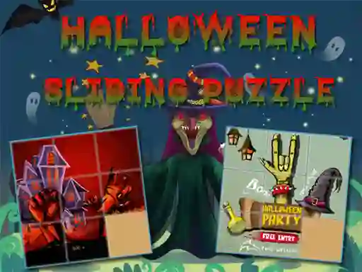 Laro Halloween Sliding Puzzle online