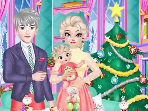 Laro Frozen Family Christmas Preparation online