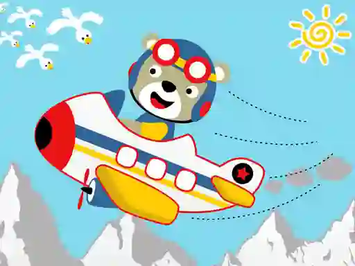 Laro Friendly Airplanes For Kids Coloring online