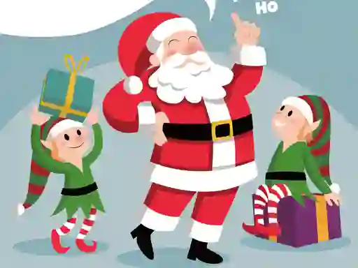Laro Santa Merry Xmas Puzzle online