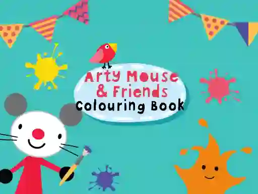 Laro Arty Mouse & Friends Coloring Book online