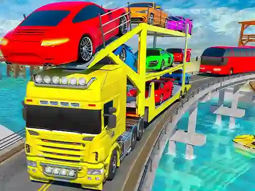 Laro Crazy Mega Car Transport Truck Game online