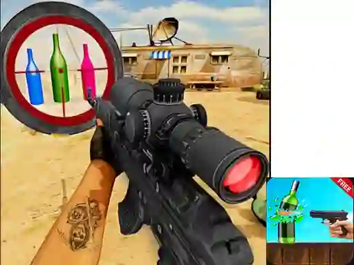 Laro Sniper Bottle Shooting online