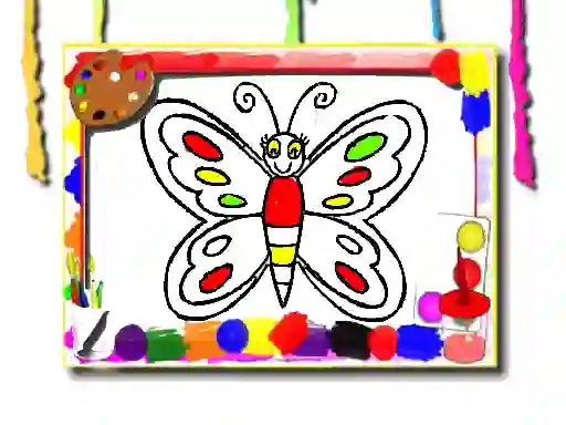 Laro Butterfly Coloring Book online