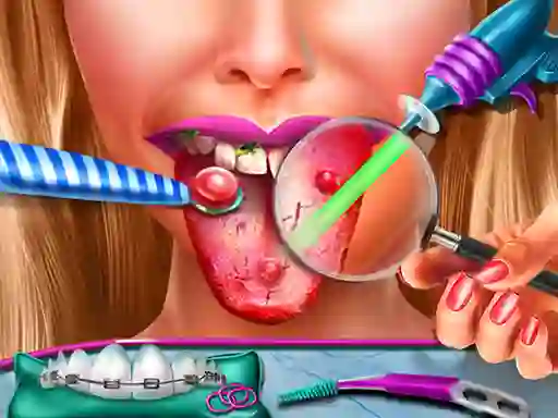 Laro Ellie Tongue Doctor online