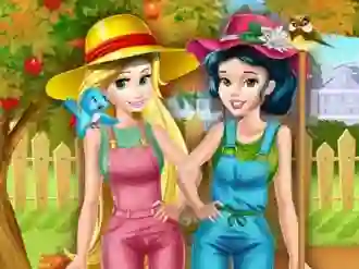 Laro Princesses Working In the Garden online