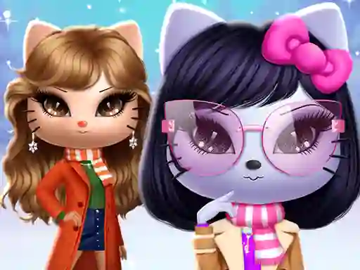 Laro Kitty Squad Winter Dress Up online