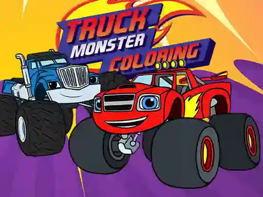 Laro Truck Monster Coloring online