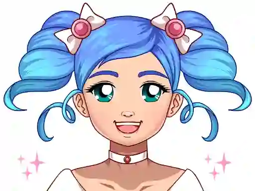 Laro Kawaii Magical Girl Dress Up Game online