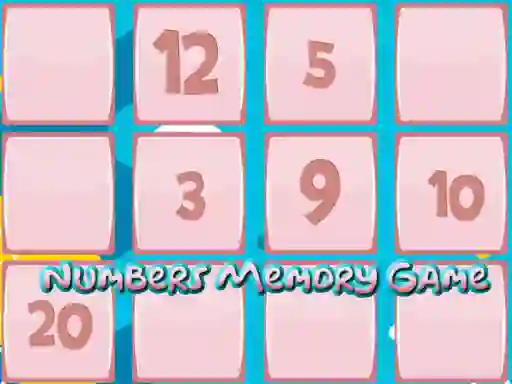 Laro Memory Game With Numbers online