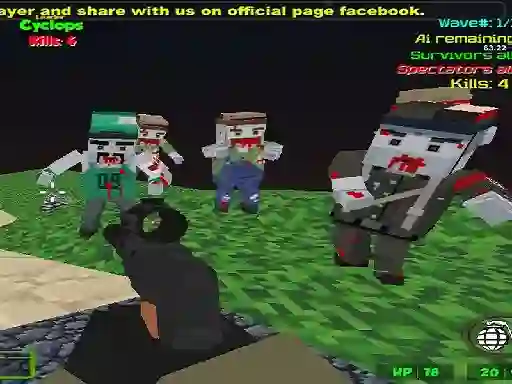 Laro Blocky Combat SWAT Zombie Survival online