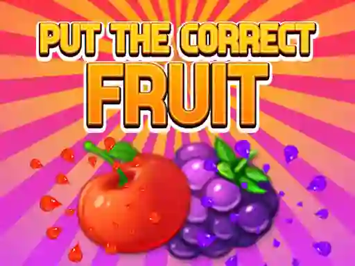 Laro Put The Correct Fruit online