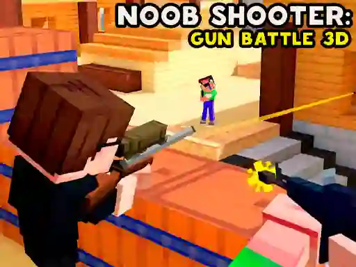 Laro Noob Shooter: Gun Battle 3D online