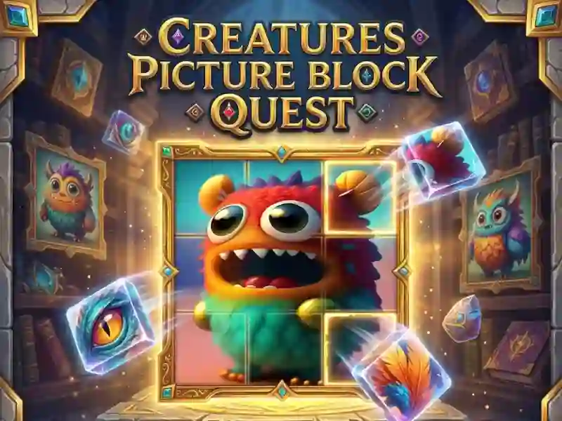 Laro Creatures Picture Block Quest online