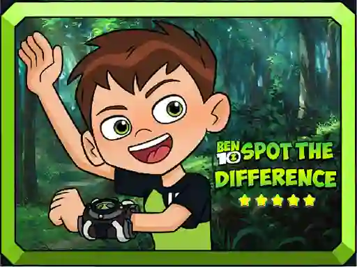 Laro Ben 10 Spot the Difference online