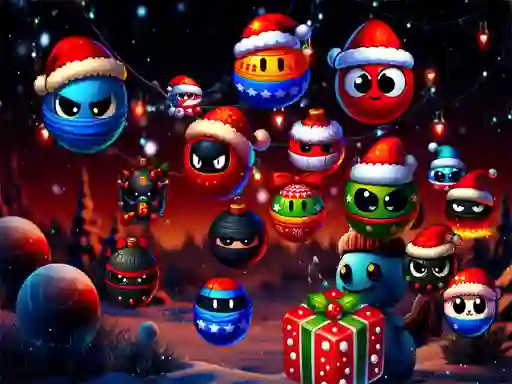 Laro Christmas Rush : Red and Friend Balls online