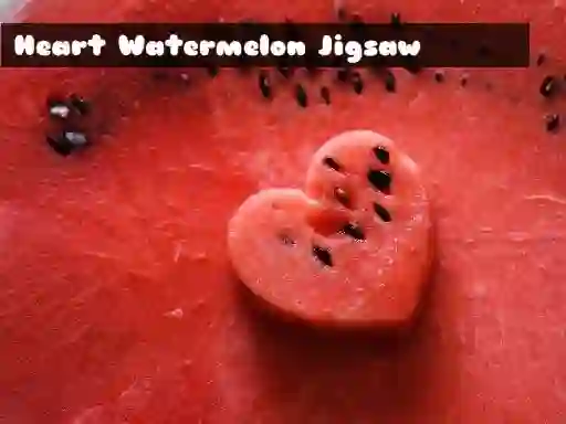 Laro Heart Watermelon Jigsaw online