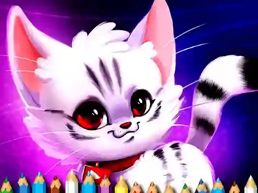 Laro Cute Kitty Coloring online