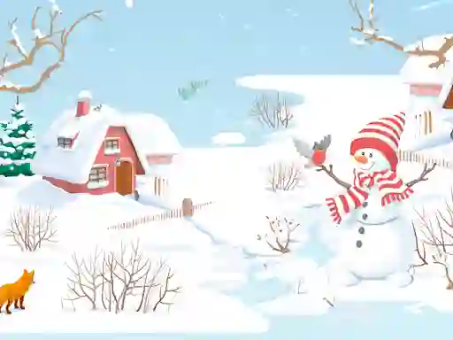 Laro Snowman Slide online