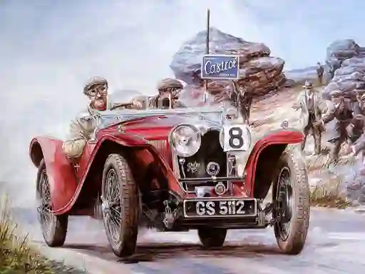 Laro Vintage Cars Puzzle online