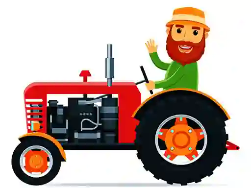 Laro Cartoon Farm Traktors online