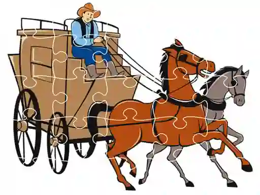 Laro Wagons Jigsaw online