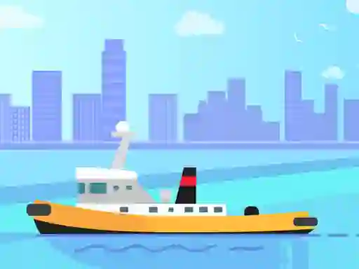 Laro Big Boats Coloring online