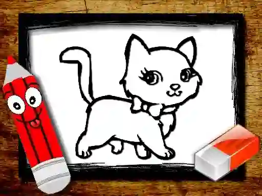 Laro Back to School: Animals Coloring Book online