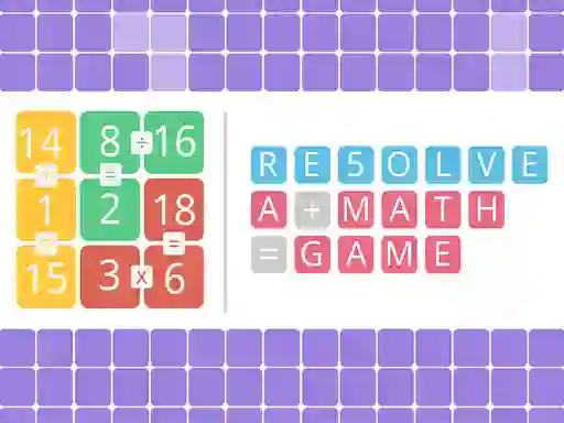 Laro Resolve a math game online
