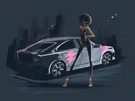 Laro Old and New Cars Coloring online