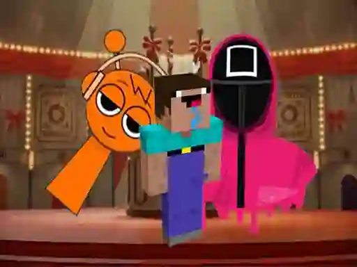 Laro Nextbots on Minecraft Squid Game Sprunki online