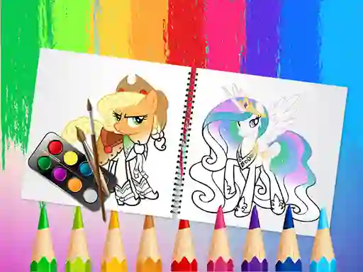 Laro Sweet Pony Coloring Book online