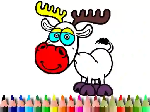 Laro Back to School: Deer Coloring Book online