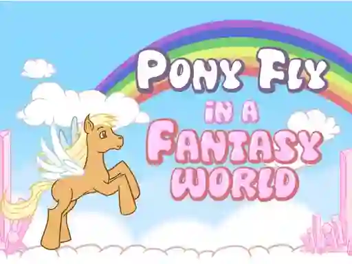 Laro Pony fly in a fantasy world online