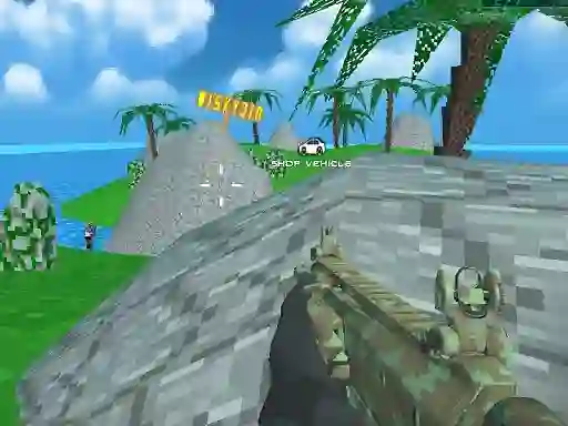 Laro Blocky Combat SWAT Desert Storm Zombie online