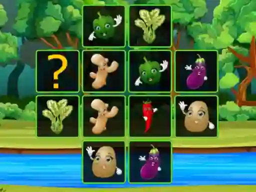 Laro Vegetable Cards Match online