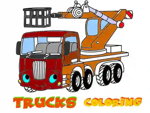 Laro Funny Trucks Coloring online