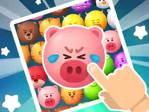 Laro Crazy Zoo Swipe Match 3 Puzzle online