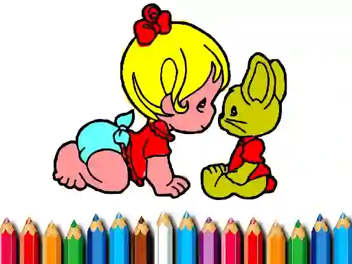 Laro Back To School: Aby Girl Coloring online