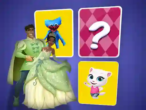 Laro The Princess and the Frog Memory Card Match online
