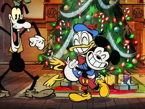 Laro Preparing Mickey For Christmas Match 3 online