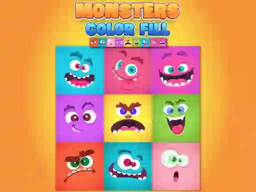 Laro Monsters Color Fill online