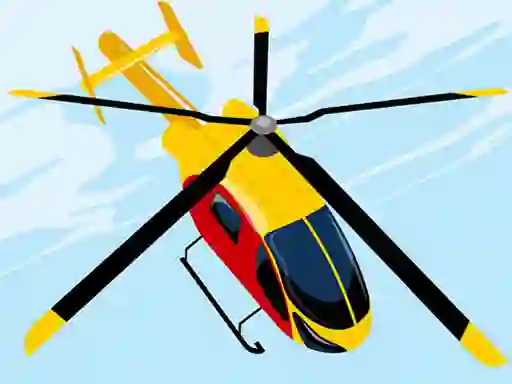 Laro Dangerous Helicopter Jigsaw online