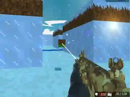 Laro Blocky Swat Shooting Iceworld Multiplayer online
