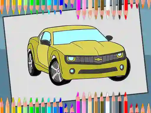 Laro American Cars Coloring Book online