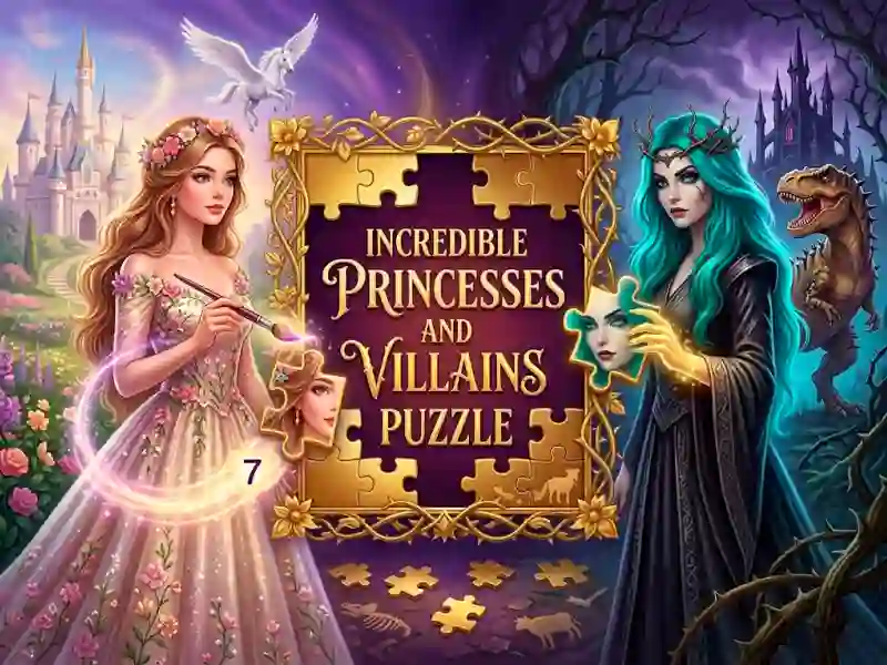 Laro Incredible Princesses and Villains Puzzle online