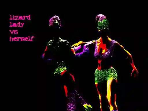 Laro Lizard Lady vs Herself online