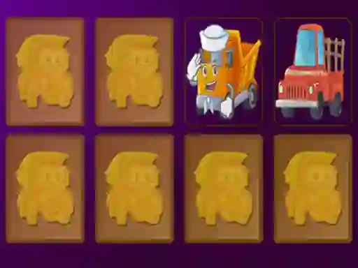 Laro Cartoon Trucks Memory online