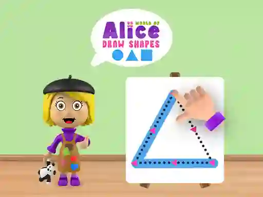 Laro World of Alice Draw Shapes online